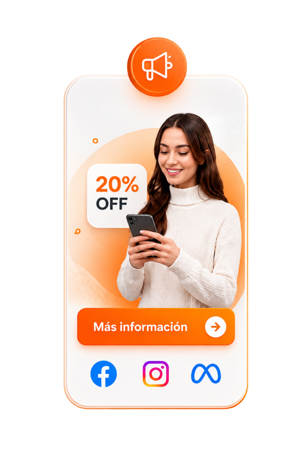 Anuncio en redes y pauta digital